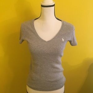 Gray Ralph Lauren Tee 🖤